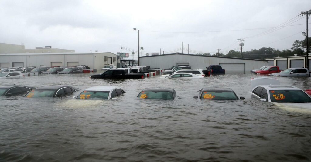 Hurricane Harvey - car dealership